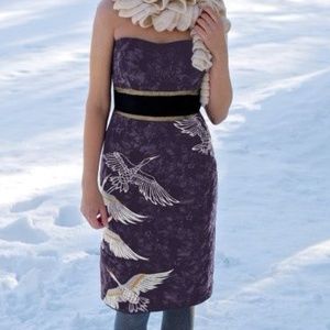 Anthropologie "Midnight Migration" Dress (Floreat)